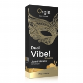 Съедобный гель Dual Vibe Pina Colada с эффектом вибрации и вкусом коктейля пина колада - 15 мл. - ORGIE - купить с доставкой в Майкопе