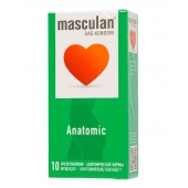Презервативы анатомической формы Masculan Anatomic - 10 шт. - Masculan - купить с доставкой в Майкопе
