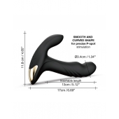 Черный вибромассажер простаты Multi P-Joy с 3 моторами - Dorcel - в Майкопе купить с доставкой