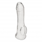 Прозрачная насадка на пенис Transparent Penis Enhancing Sleeve Extension - 15,9 см. - BlueLine - в Майкопе купить с доставкой