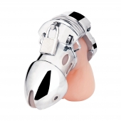 Клетка на пенис из металла Obedience Cock Cage - BlueLine - купить с доставкой в Майкопе