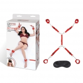 Красная фиксация на матрас Classic Bedspreader - Lux Fetish - купить с доставкой в Майкопе