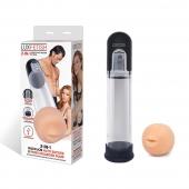 Автоматическая вакуумная помпа-мастурбатор Blowjob Auto Sucker Penis Enlarger Pump - Lux Fetish - в Майкопе купить с доставкой