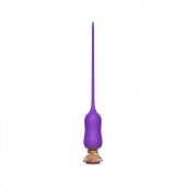 Фиолетовый тонкий стимулятор Nipple Vibrator - 23 см. - I-MOON - купить с доставкой в Майкопе