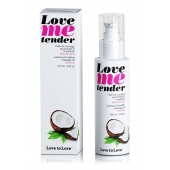 Съедобное согревающее массажное масло Love Me Tender Cocos с ароматом кокоса - 100 мл. - Love to Love - купить с доставкой в Майкопе