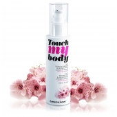 Силиконовый лубрикант 2-в-1 Touch My Body с ароматом вишнёвого цвета - 100 мл. - Love to Love - купить с доставкой в Майкопе