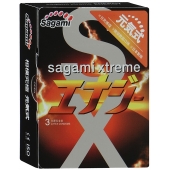 Презервативы Sagami Xtreme ENERGY с ароматом энергетика - 3 шт. - Sagami - купить с доставкой в Майкопе