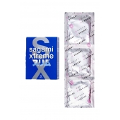Розовые презервативы Sagami Xtreme FEEL FIT 3D - 3 шт. - Sagami - купить с доставкой в Майкопе
