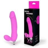 Розовый безремневой страпон Sexy Friend - 1137 - купить с доставкой в Майкопе