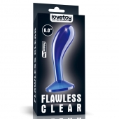 Синяя анальная втулка Flawless Clear Prostate Plug 6.0 - 15 см. - Lovetoy - в Майкопе купить с доставкой