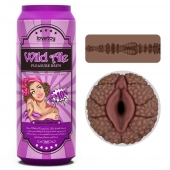 Коричневый мастурбатор-вагина Pleasure Brew Masturbator-Wild Ale в банке - Lovetoy - в Майкопе купить с доставкой