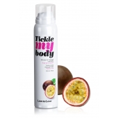 Массажная хрустящая пенка Tickle my body с ароматом маракуйи - 150 мл. - Love to Love - купить с доставкой в Майкопе