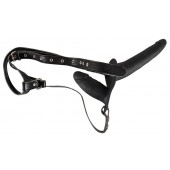 Женский страпон с вагинальной пробкой - 15 см. - Orion - купить с доставкой в Майкопе