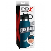 Мастурбатор-вагина в синей колбе F*ck Flask - Pipedream - в Майкопе купить с доставкой