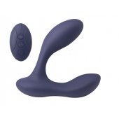 Синий массажер простаты с двумя моторами P-Bliss - Lola Games - в Майкопе купить с доставкой