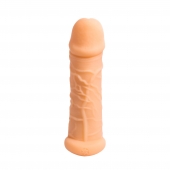Телесный фаллоудлинитель Extra Size Bubbles - 15,5 см. - Lola Games - в Майкопе купить с доставкой