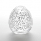 Мастурбатор-яйцо Keith Haring EGG PARTY - Tenga - в Майкопе купить с доставкой