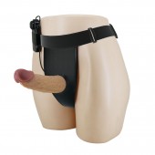 Полый вибрострапон на регулируемых трусиках Draven - 17,5 см. - Baile - купить с доставкой в Майкопе