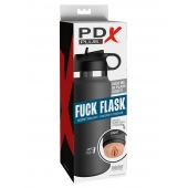 Серый мастурбатор в виде бутылки F*ck Flask - Pipedream - в Майкопе купить с доставкой