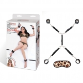 Леопардовая фиксация на матрас для рук и ног Classic Bedspreader - Lux Fetish - купить с доставкой в Майкопе