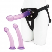 Тренировочный набор с тремя насадками Pegging Training Set - Lux Fetish - купить с доставкой в Майкопе