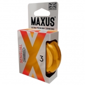Презервативы анатомической формы Maxus Sensual - 3 шт. - Maxus - купить с доставкой в Майкопе