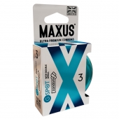 Презервативы Maxus G spot с двойной спиралью - 3 шт. - Maxus - купить с доставкой в Майкопе