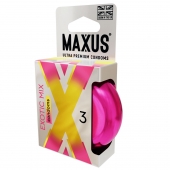 Ароматизированные презервативы Maxus Exotic Mix - 3 шт. - Maxus - купить с доставкой в Майкопе
