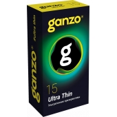 Прозрачные ультратонкие презервативы Ganzo Ultra thin - 15 шт. - Ganzo - купить с доставкой в Майкопе