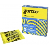 Классические презервативы с обильной смазкой Ganzo Classic - 3 шт. - Ganzo - купить с доставкой в Майкопе