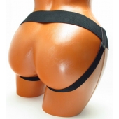 Трусики для страпона коричневого цвета - БДСМ Арсенал - купить с доставкой в Майкопе