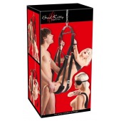 Черные секс-качели из широких ремней - Orion - купить с доставкой в Майкопе