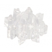 Прозрачное гелевое эрекционное кольцо-звезда - Toyfa Basic - в Майкопе купить с доставкой