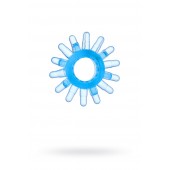 Голубая гелевая насадка с шипиками - Toyfa Basic - в Майкопе купить с доставкой