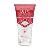 Интимный гель-смазка на водной основе Lubrimax Magic Strawberry - 75 мл. - ИнтелБИО - купить с доставкой в Майкопе