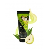 Массажный крем для тела с ароматом груши и зелёного чая Pear   Exotic Green Tea - 200 мл. - Shunga - купить с доставкой в Майкопе