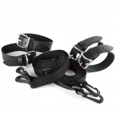 Черный комплект для растяжки на кровати «Новичок» - Sitabella - купить с доставкой в Майкопе