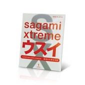 Ультратонкий презерватив Sagami Xtreme SUPERTHIN - 1 шт. - Sagami - купить с доставкой в Майкопе