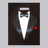 Пакет «Смокинг» полиэтиленовый с вырубной ручкой (30х40 см) - UPAK LAND - купить с доставкой в Майкопе