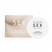 Массажная свеча для всего тела Slow Sex - 50 гр. - Bijoux Indiscrets - купить с доставкой в Майкопе