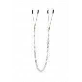 Зажимы на соски «Вилки» на цепочке - Pecado - купить с доставкой в Майкопе