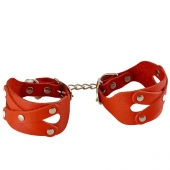 Красные наручники «Цезарь» - Sitabella - купить с доставкой в Майкопе