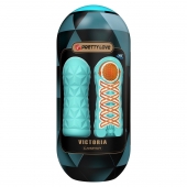 Аквамариновый мастурбатор Victoria - Baile - в Майкопе купить с доставкой