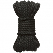 Черная верёвка для связывания и фиксации Bind Tie - 9,14 м. - Doc Johnson - купить с доставкой в Майкопе