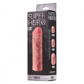 Фаллоудлинитель SUPER HERO Dewil - 17,5 см. - Lola Games - в Майкопе купить с доставкой
