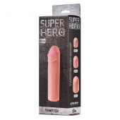 Фаллоудлинитель SUPER HERO Tempter - 16 см. - Lola Games - в Майкопе купить с доставкой