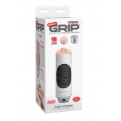 Мастурбатор-вагина Extreme Toyz Mega Grip Vibrating Stroker Mouth - Pipedream - в Майкопе купить с доставкой