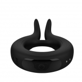 Черное эрекционное кольцо Marry Me Rechargeable Vibrating Cockring - Adrien Lastic - в Майкопе купить с доставкой
