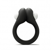 Черное эрекционное кольцо Zippy Vibrating Ring With Bullet - Adrien Lastic - в Майкопе купить с доставкой