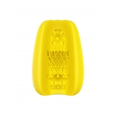 Желтый мастурбатор-яйцо Bisedze - LoveStore - в Майкопе купить с доставкой